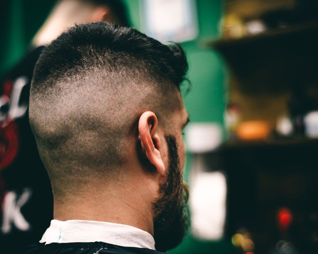 Fresh fade from the back