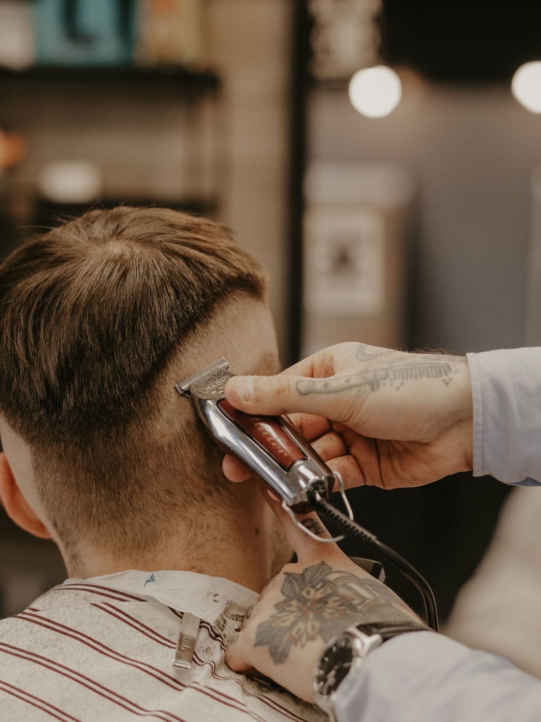 Mid-cut texture work